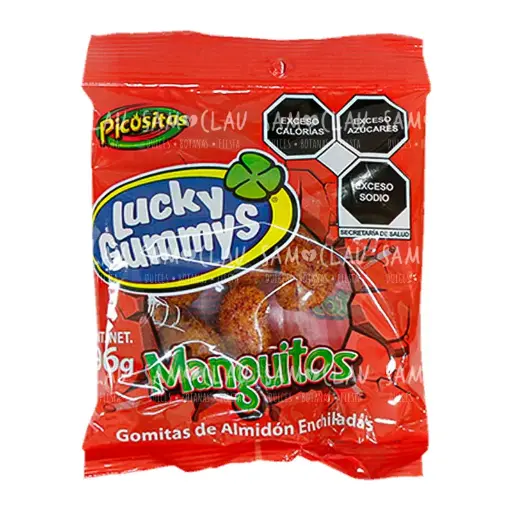 [A00991] LUCKY GUMMYS MANGUITOS 96G 1CJ/12BLS