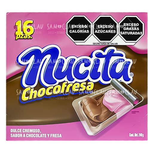 [A01222] NUCITA CHOCOLATE-FRESA 16PZ 1C/24DISP