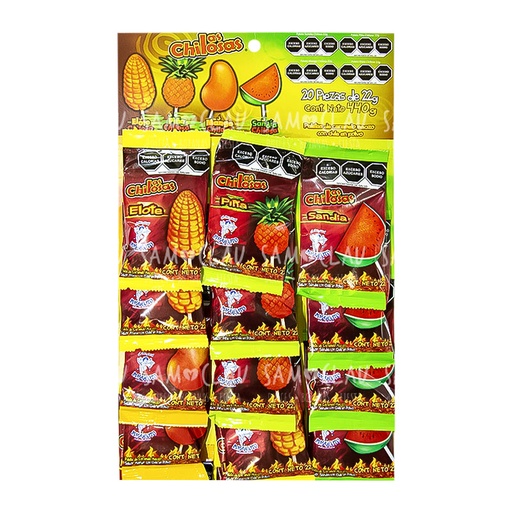 [A01293] PALETA CHILOSA MIGUELITO 20PZ 1CJ/24BLS