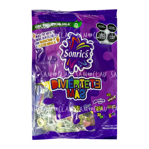 [A01428] DIVIERTETE MAS SONRICS 1KG 1C/6BLS