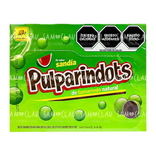 [A01512] PULPARINDOTS SANDIA DISPLAY 20PZ 1CJ/16DISP