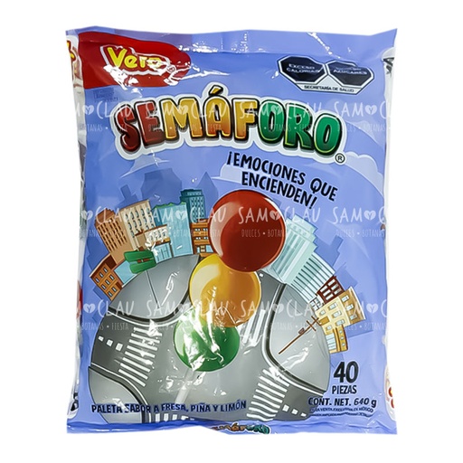 [A01601] SEMAFORITO VERO 40PZ 1C/24BLS
