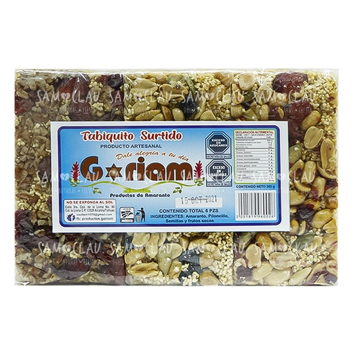 [A01675] TABIQUITO SURTIDO GORIAM 6PZ 1C/40PQ