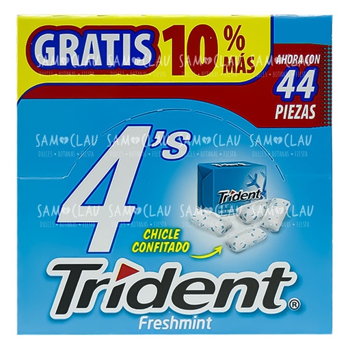 [A01755] TRIDENT 4P FRESHMINT 40PZ 1C/24DISP