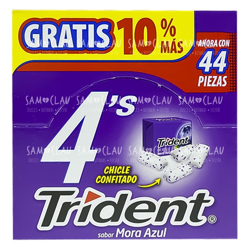 [A01759] TRIDENT 4P MORA 40PZ 1C/40DISP
