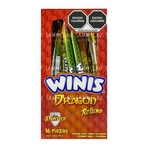 [A01909] WINIS MAXI TUBITO DRAGON 16PZ 1C/36DISP