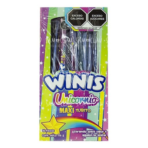 [A01911] WINIS MAXI TUBITO UNICORNIO 16PZ 1C/36DISP