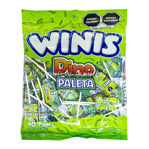 [A01915] WINIS PALETA DINO 40PZ 1C/24BLS