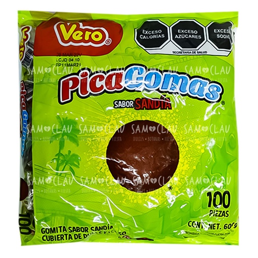 [A02067] PICA GOMAS SANDIA 100PZ VERO 1CJ/24BLS