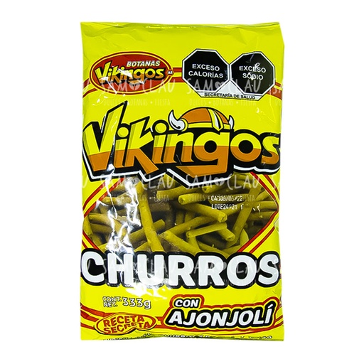 [A02148] CHURRO NATURALES VIKINGOS 333G 1CJ/18PZ