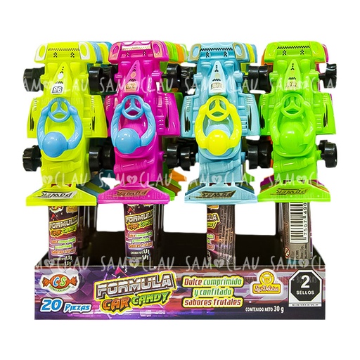 [A02234] FORMULA CAR CANDY 20PZ 1C/18DISP