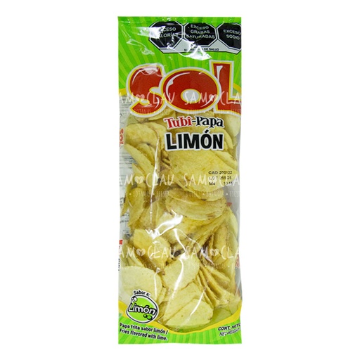 [A02263] TUBIPAPA LIMON SOL 100G 1CJ/40PZ