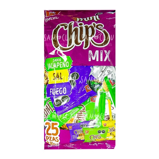 [A02378] MINI CHIPS MIX 25PZ 1C/6BLS
